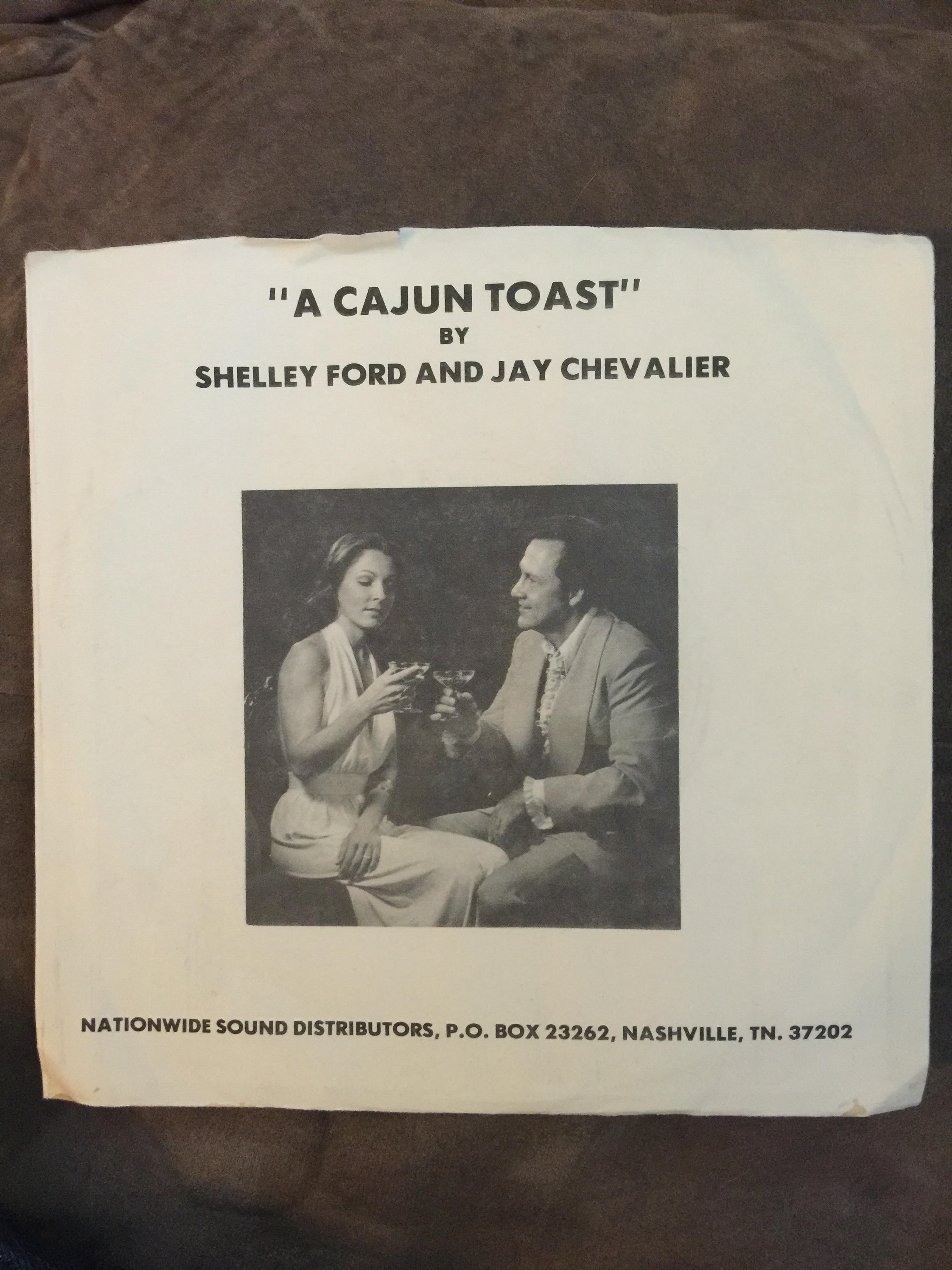 Front liner — A Cajun Toast by Shelley Ford and Jay Chevalier